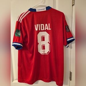 Adidas Climalite Chile's Soccer Arturo Vidal Jersey